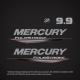 2015 2016 2017 Mercury 9.9 hp 4-stroke decal set 8M0081473, 8M0073682 sticker 9.9 Horse power, 8M0050645 decal m icon. outboard motor cover stickers
