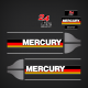 1986 Mercury Racing 2.4 Litre Bridgeport Decal Set stickers decals graphics outboard