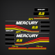 1993 1994 1995 1996 1997 Mercury Racing EFI 2.5 Offshore Race Decal Set 
custom built by mercury performance products
race boat engines 
electronic fuel injection motors