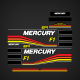1993 1994 1995 1996 1997 Mercury Racing EFI Formula One Decal Set 
F1 race decals
v6 outboards 
2.0 liter motors
electronic fuel injection engines