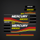 1993 1994 1995 1996 1997 Mercury Racing EFI S3000 Decal Set
custom built by mercury performance products
electronic fuel injection engine covers
racing motors