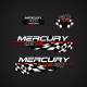 2001 2002 2003 2004 2005 2006 mercury racing 40 XR lightning racing flag stickers