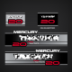 1994-1995 Mercury Tracker 20 hp Pro Series Decal set 808649A94 decals outboard stickers