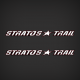 2002 2003 2004 2005 2006 2007 2008 Stratos Trail trailer Decal Set stickers decals bass boat