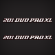 2006 STRATOS 201 DUO PRO XL DECAL SET - BOAT DECALS, STICKERS YOU GET (2) VINYL DECALS ONE FOR EACH SIDE OF YOUR HULL. SIZE: 31.15