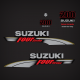 2004-2011 Suzuki 200 Hp Fourstroke EFI Decal Set 