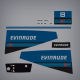 1988 Evinrude Outboard Decals 8 hp Blue/Red