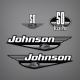 2000 Johnson 50 hp Ocean Pro decal set