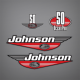 1999 Johnson 50 hp Ocean Pro decal set 0346686
Motor Cover
5001148 5001136