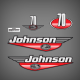 1999 Johnson 70 hp Ocean Pro decal set 0392366 0392371