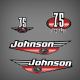 1999 Johnson 75 hp Ocean Pro decal set*