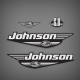 2000 Johnson 6 hp decal set 0346559 0346661