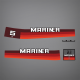1977 1981 1985 1988 1989 mariner 5 hp decal set 810933a90 serial (m-162953 ml-435351) and above for silver mariner outboards
700520 7005221 7005205 7005225 7005201NU 7005201NW 7005211NU 7005211NW 
7005201PU 7005211PU decals 810933A90  decal, side set se
