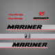 1998-2002 Mariner 15 hp decal set 802740A01
