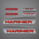 1998 1999 2000 2001 2002 2003 2004 2005 2006 Mariner 225 hp 2.5 EFI Super Magnum Hi-Performance Alien decal set 