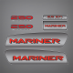 1998 1999 2000 2001 2002 2003 2004 2005 2006 Mariner 250 hp 2.5 EFI Super Magnum Hi-Performance Alien decal set