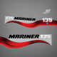 2003-2016 Mariner 135 hp Decal Set 854295A03