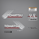 1996-2005 Tohatsu 9.8 Hp Decal Set M9.8B