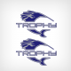 1980's Bayliner Trophy Console Decal set