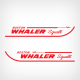 Boston Whaler Squall Sailboat Decal Set