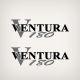 black silver
2002 Boston Whaler VENTURA 180 vinyl Decals stickers boat eighteen hundred decal set logo model numbers one hundred eighty 