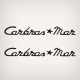 Carbras-Mar Boat Decal By Set brazil brasilian brasil  decals stickers vinyl black
Carbras Mar replica