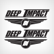 2011 2016 Deep Impact DI boat boats logo Decal Set sticker
2012 2013 2014 2015
