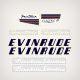 1956 Evinrude 15 hp Electric Starting Decal Set *