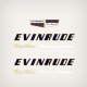 1956 Evinrude 30 hp Electric Starting Decal Set