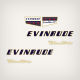 1956 Evinrude 7.5 Hp Fleetwin Decal Set 