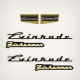 1957 Evinrude 5.5 hp fisherman Decal Set decals sticker stickers 5 ½ horsepower outboard vintage replica