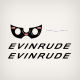 1963 Evinrude 18 hp Fastwin decal set 18302L