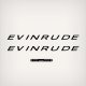 1963 Evinrude 28 hp decal set 28302A speeditwin decals sticker stickers label reverse neutral forward