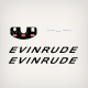 1963 Evinrude 5.5 hp fisherman decal set 5302A