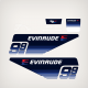 1979 Evinrude 9.9 hp Decal Set 0281290 decals stickers labels outboard cover graphics replacement