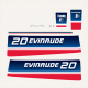 Evinrude 20 hp decal set (Outboards)

