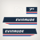 1983 Evinrude 7.5 hp Decal Set 0282033