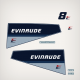 1984 Evinrude 8 HP decal set (Outboards)