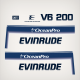 1993 1994 1995 1996 1997 1998 Evinrude 200 hp OceanPro decal set (Outboards)