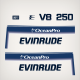 1993 1994 1995 1996 1997 1998 Evinrude 250 hp V8 OceanPro decal set