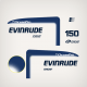 1998 Evinrude 150 hp Ficht Ocean Pro Decal Set 

0285117 0285118 0285066 0285067
