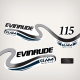 1999 2000 Evinrude Ficht Ram Injection 115 hp decal set
stickers white outboard cover engine cowl
E115FSLSS
DFI 2 STROKE
0214755	DECAL Wrap
0213591	 Rear W,X. 115FSL, FS, FPX, FX

0285386 0285372 ENGINE COVER ASSY