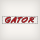 Gator Trailer Horizontal Decal 