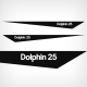 Grady White Dolphin 25 Decal Set