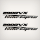 2005 HYDRA-SPORTS 2900 VX Vector Express Decal Set stickers flat vinyl boat domed