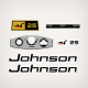 1969 Johnson 25 hp decal set 0383737 *