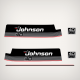 1986 Johnson 40 hp VRO Decal Set 0396334
0331704 0331698 0332524
applique
outboard decals 
engine stickers
