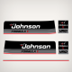 1986 Johnson 75 hp 75E decal set FORMULA E DECALS stickers  J75ECDC
labels sticker
0395947, 0396336, 0331180, 0331228,
0395904, 0395902, 0394472, 0282324, 0282606, 0282604
0396336 0329858 0329858
J60ELCDS J60TLCDS J70ELCDC J70TLCDC J75ECDC
