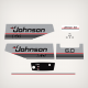 1987 1988 johnson 6.0 hp Sticker labels for johnson outboard motor covers