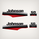1997-1998 Johnson 50 Hp 3 Cylinder Decal Set 0438460 